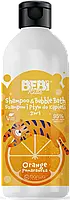 Шампунь и пена для ванны для детей 2в1 "Апельсин" - Barwa Bebi Kids Shampoo & Bubble Bath Orange, 500 мл