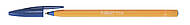 Ручка шариковая BIC Orange Оранж 0,8 мм синяя, корпус оранжевый пластик