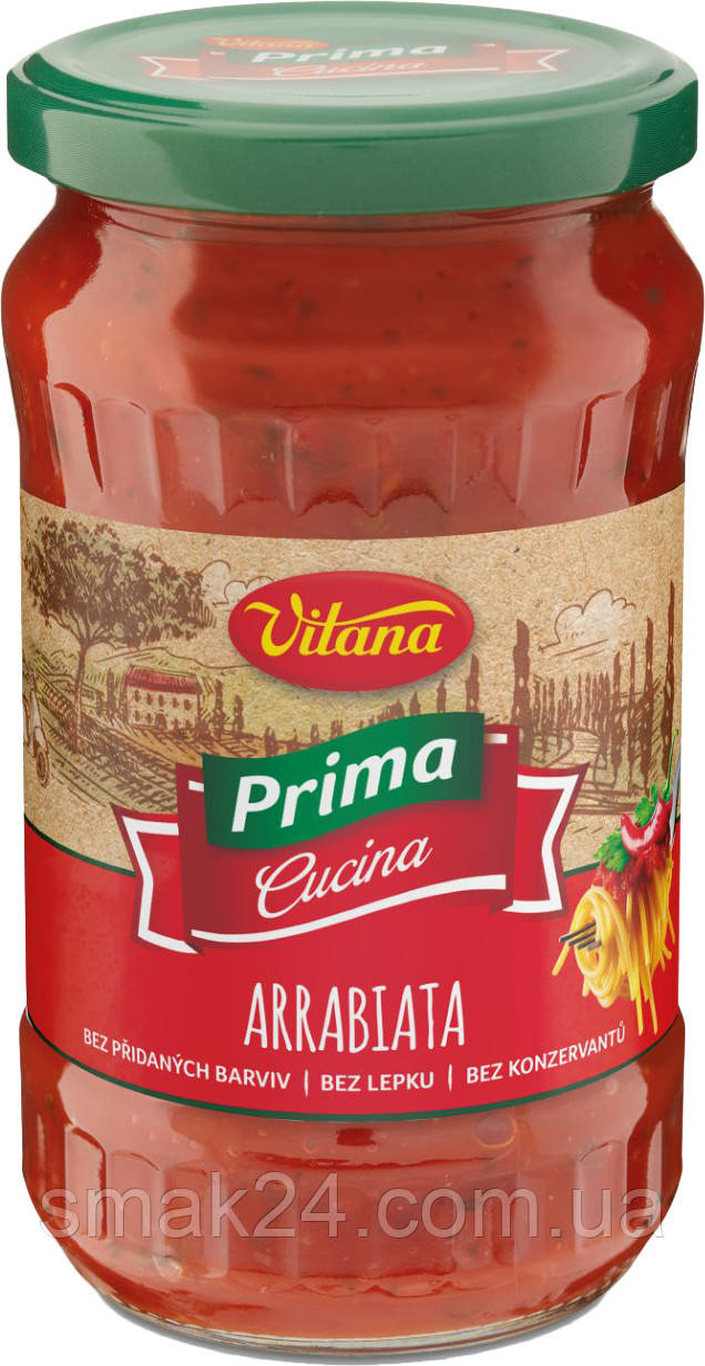Соус томатний Арабський до пасти Vitana Arabiata 350 г Чехія