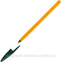 Ручка кулькова BIC Orange Оранж 0,8 мм зелена корпус помаранчевий пластик