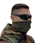 Захисні тактичні окуляри з 4 лінзами Daisy / Сонцезахисні окуляри для спорту, фото 2