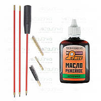 Комплект із набору для чищення ствола 5.45 мм (шомпол в оплетці вішер 2 йоржа) + лужне мастило