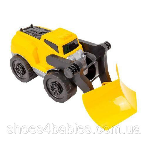 Машинка пластикова "Дивильна Техніка: Грейдер", жовта