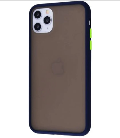 Чохол накладка Matte Color Case для iPhone 12 Pro Max Blue, фото 1