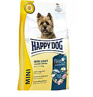 Сухой корм для собак мелких пород с небольшим избыточным весом Happy Dog Fit and Vital Mini Light 4 кг