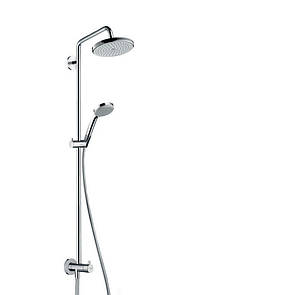 Душова система без змішувача HANSGROHE MYSELECT 26759400, хром з білим