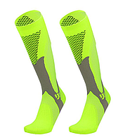 Компрессионные носки для бега для мужчин и женщин (41-45 размер) Aurora зелёные