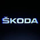 Логотип підсвітка дверей Lazer door logo light Skoda  Лінза скло HD зображення, PREMIUM, фото 3