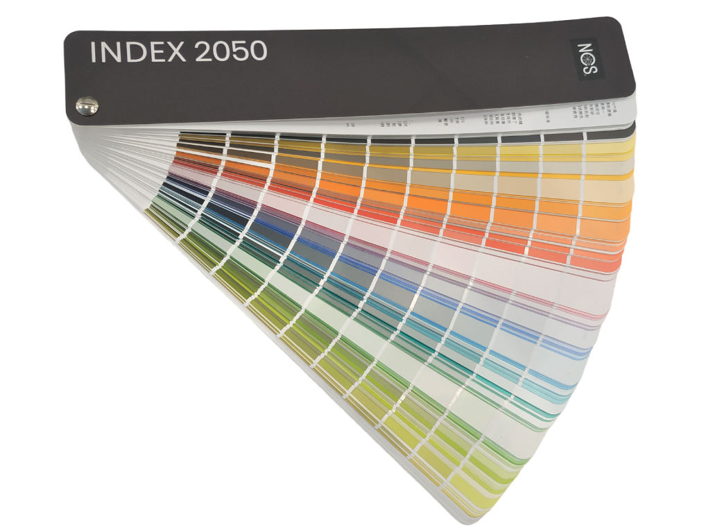 NCS Index 2050 - оригінальний каталог кольорів у виконанні віяла з палітрою у 2050 відтінків