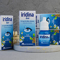 Краплі Ірідіна (IRIDINA DUE) Відбілюючі та зволожуючі краплі для очей, прибирають втому та почервоніння Італія