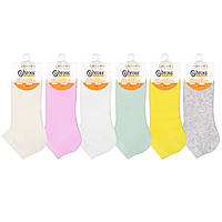 Носочки детские короткие однотонные летние носки для мальчика и девочки BROSS