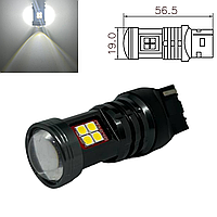 Автолампа світлодіодна LED BSmart BS8t 12В - 24В W21W 7440 T20 3030 15SMD біла