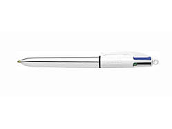 Ручка 4 in 1 Colours Shine Silver , срібна bc982873 ТМ BIC