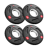 Набір дисків олімпійських Hop-Sport 4 х 1,25 кг, фото 4