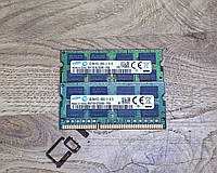 Оперативная память Samsung DDR3L 16GB (2x8GB) SO-DIMM 2Rx8 PC3L-12800S-11-13-F3 (M471B1G73EB0-YK0) Б/У