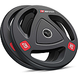 Набір дисків олімпійських Hop-Sport 2 х 25 кг, фото 4