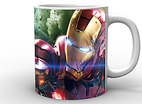 Кружка GeekLand белая Железный Человек Iron Man Тони Старк Железный человек IM.02.084