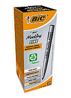 Набор маркеров перманентных BIC Marking Fine ECO 1.1 мм 12 шт Черных