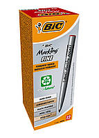 Набор маркеров перманентных BIC Marking Fine ECO 1.1 мм 12 шт Красных