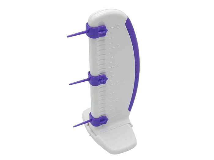 Лінійка пластикова кондитерська з поділками для розмітки торта 17*6,5 cm