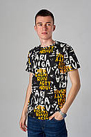 Чоловіча футболка, з принтом великого розміру
