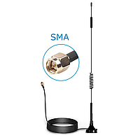 4G антенна RunBit SMA на магните 7 дБ, кабель 3 метра