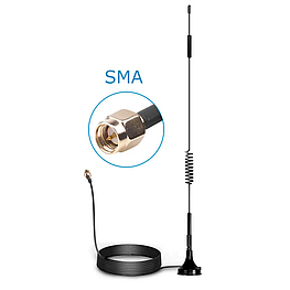 4G антена RunBit SMA на магніті 7дБ, кабель 3 метри