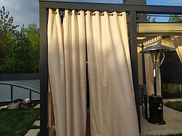 Пошив штор для беседки на улице Варшава