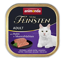 Animonda Vom Feinsten консерва для котів 100г (курка + морепродукти)