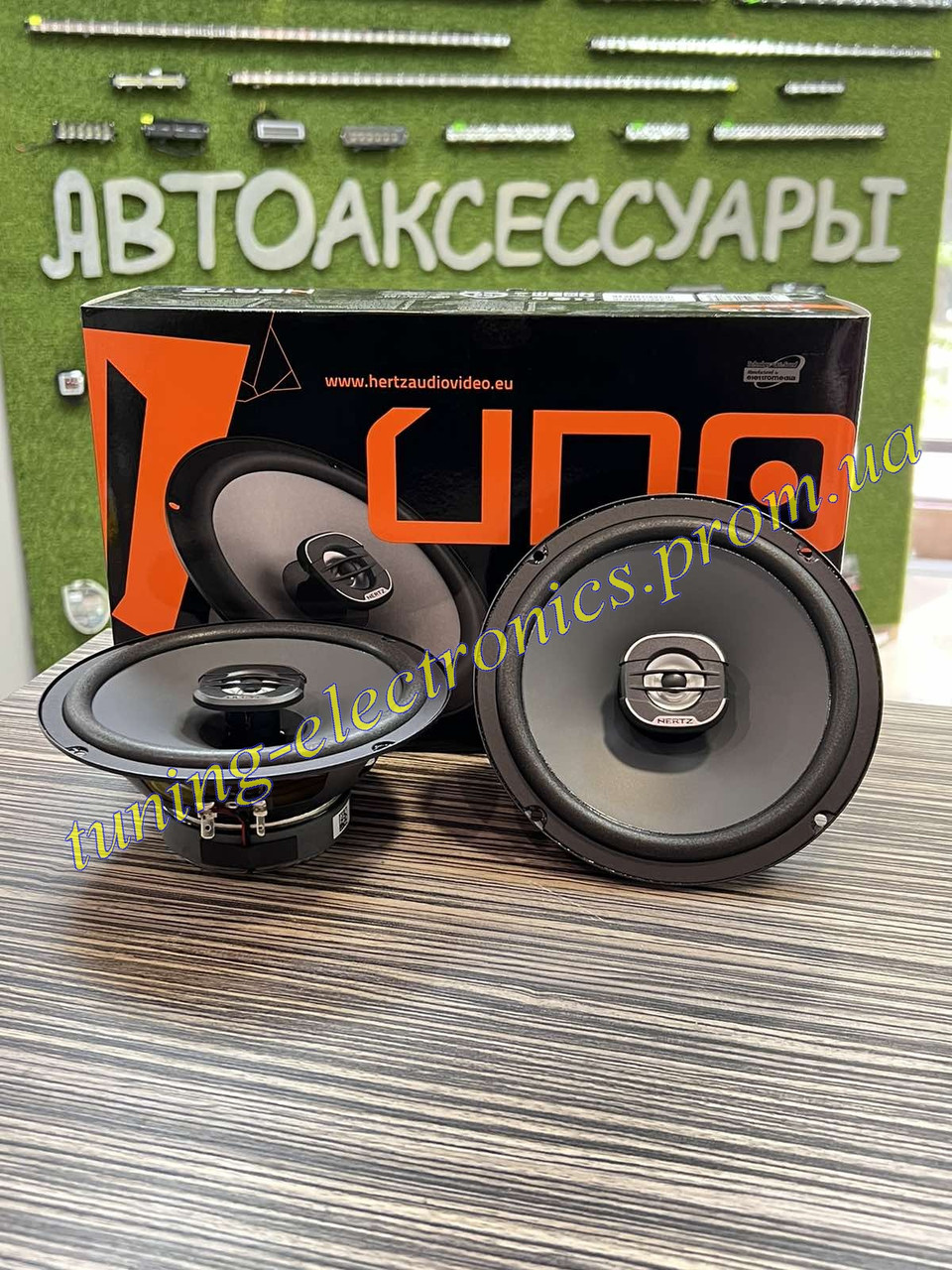 Автоакустика Hertz Uno X 165 Крутые оригинальные динамики круглые 16см - фото 3 - id-p1856614466