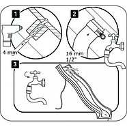 Гірка дитяча пластикова 3м синя, фото 5