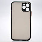 Чохол накладка Matte Color Case Full Camera для iPhone 11 Pro Black, фото 3