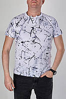 Чоловіча футболка великого розміру, білого кольору