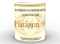 Кружка GeekLand Harry Potter Гарри Поттер Билет на Хогвартс Экспресс HP.02.032