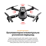 Квадрокоптер з 4K камерою RC Drone E100 – дрон коптер FPV 100 м. до 30 хв. польоту (2 акумулятори) + СУМКА, фото 5