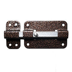 Засув метал. квадрат 10 мідь