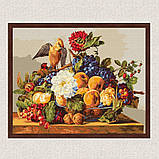 Картина за номерами Натюрморт. Обід омелюха 40*50 см Ідейка KHO 4396, фото 3