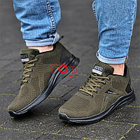 Кроссовки мужские весенние летние хаки зеленые Кросівки чоловічі весняні літні хакі зелені (Код: Б3122тк)