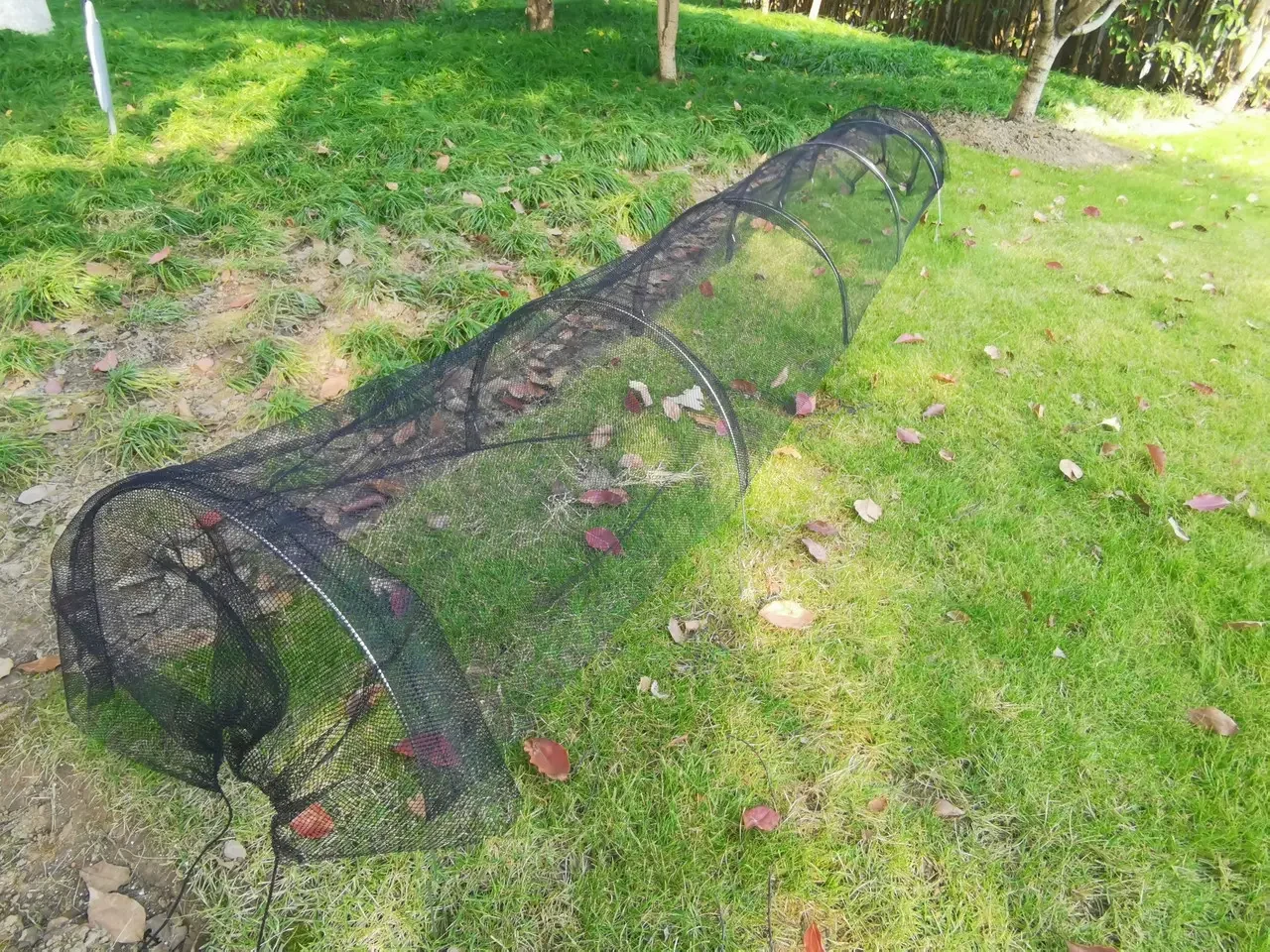 Сітка захисна для рослин тунель 300x45x45 см FLO 89770, отвори сітки ≈ 4 мм, прути 2.4 мм, фото 1