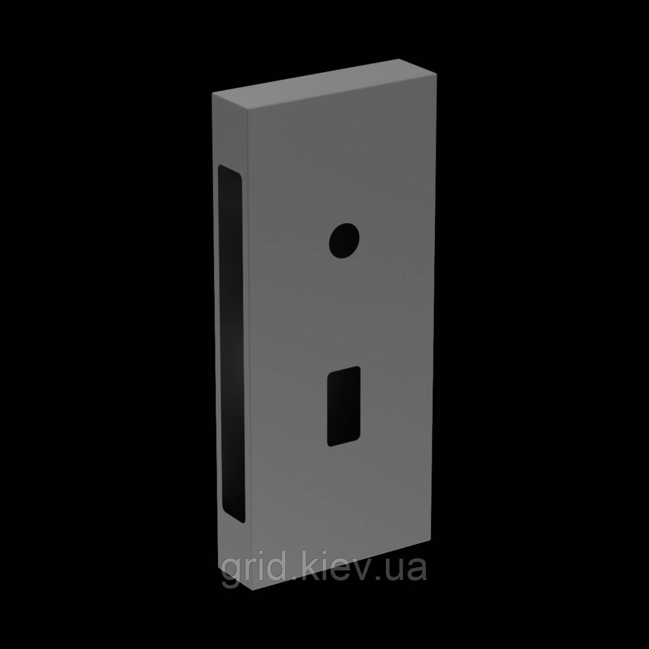 Коробка монтажна КМ-02 110х250/30 для замка зварна, антивандальна