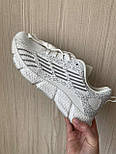 Чоловічі стильні білі із сірим демісезонні кросівки, розміри 41-45. Якість!, фото 2