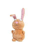 Игрушка для собак Кролик с пищалкой GiGwi Plush, плюш, 16 см