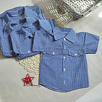 Детская летняя рубашка для мальчика р.98-104см