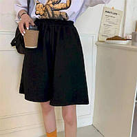 Женские летние свободные шорты на резинке с шнурком с рабочими карманами в расцветках; размер: 42-46, 48-52