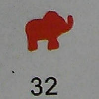 Дырокол фигурный для детского творчества JF-823C № 32 Слон