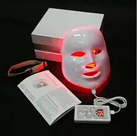 LED Маска для обличчя та шиї + Мікроструми (у фірмовій коробці)