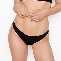 Плавки бикини Victoria's Secret Bikini Bottoms Жатка, Черные
