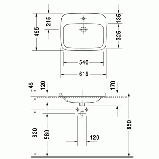 Умивальник врізний у стільницю Duravit Durastyle 62, фото 2