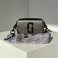 Серебристая женская сумка Marc Jacobs Small Camera Bag