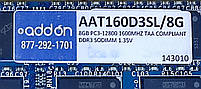 Оперативна пам'ять для ноутбука DDR3L Avant 8GB SODIMM C1244 PC3-12800 1600MHz (AAT160D3SL/8G) Вживана, фото 3